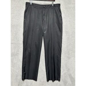 Adidas Climalite Golf Pants Mens 36x32 Performance Chino Shiney Black